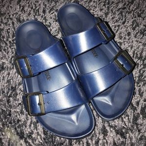 Blue ultra light weight “plastic” sandal